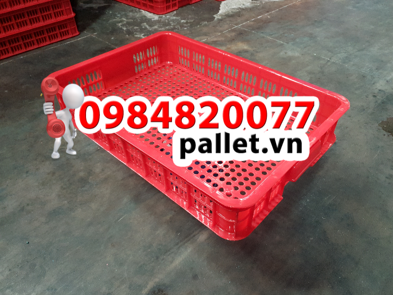 Sọt nhựa hở 2T5 giá rẻ - Pallet nhựa Việt Nhật