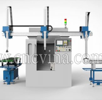 Hệ thống cấp phôi tự động cho máy tiện