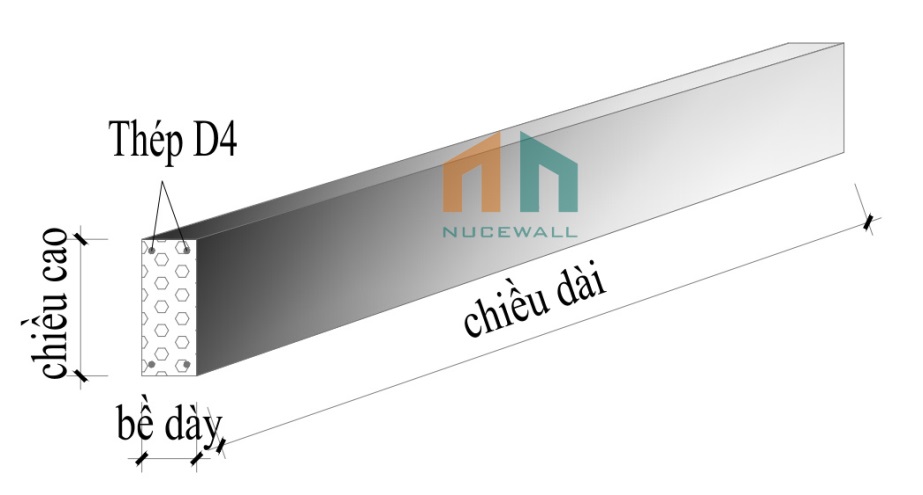 Lanh tô Nucewall LT
