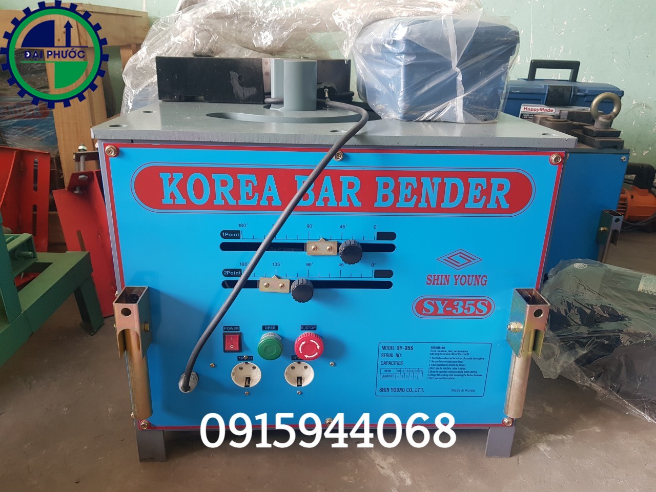 Máy uốn sắt cây phi 35 ĐP14