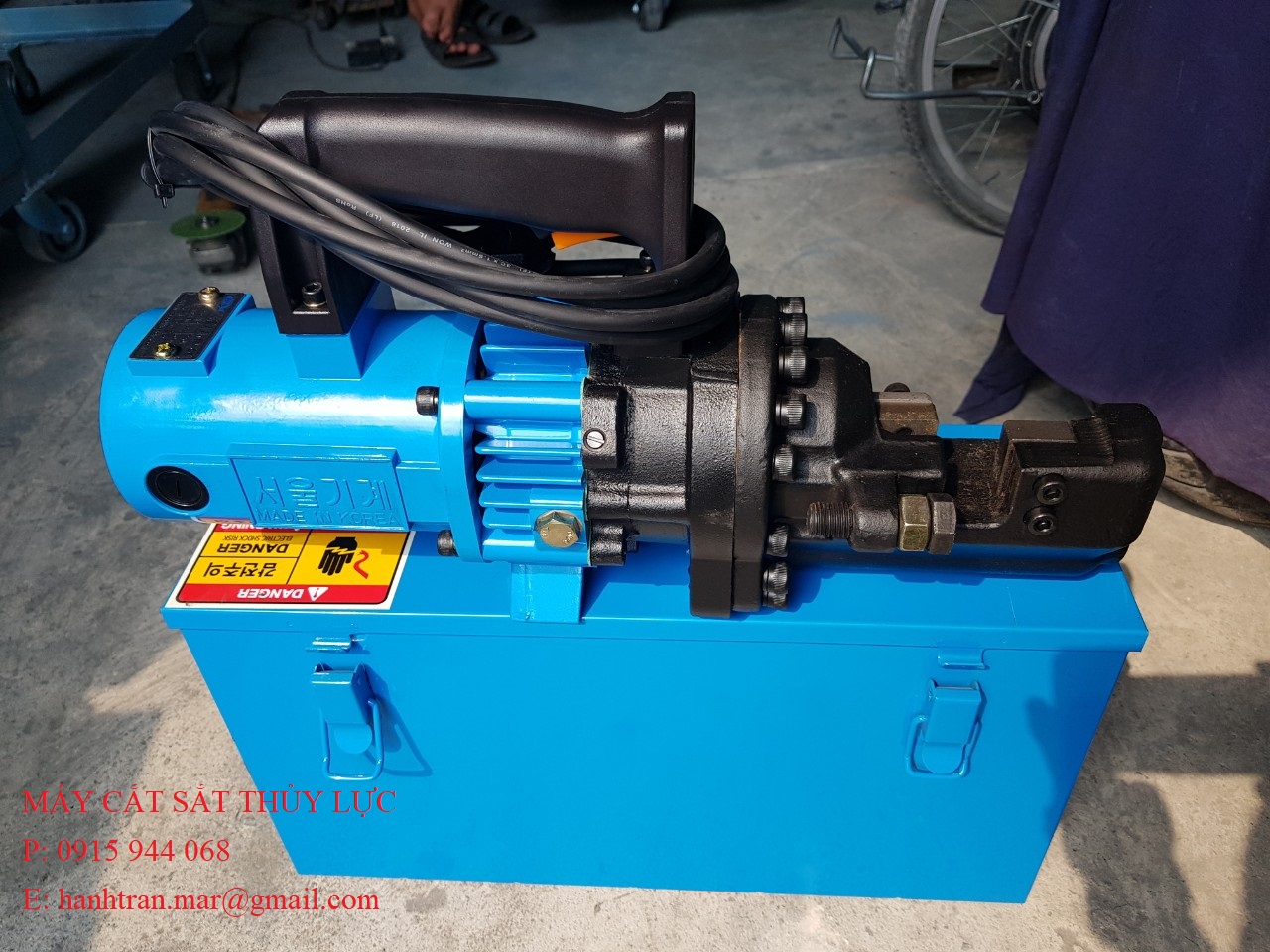 Máy cắt sắt thủy lực cầm tay phi 25mm HQ