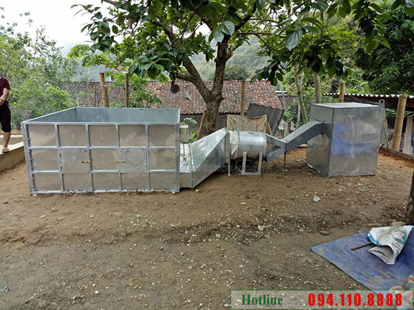 Máy sấy nông sản vĩ ngang đảo chiều gió