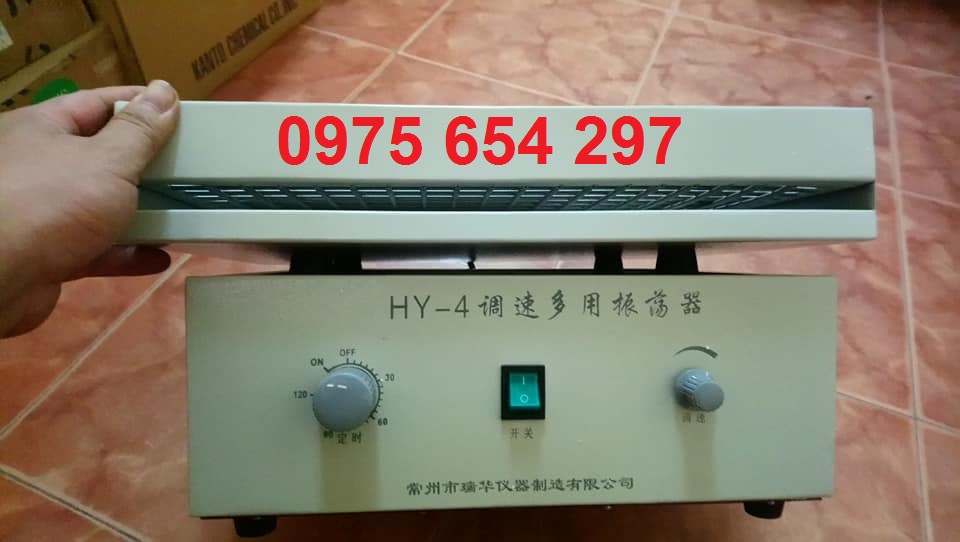 Máy lắc ngang HY-4, 20mm, max 300 rpm