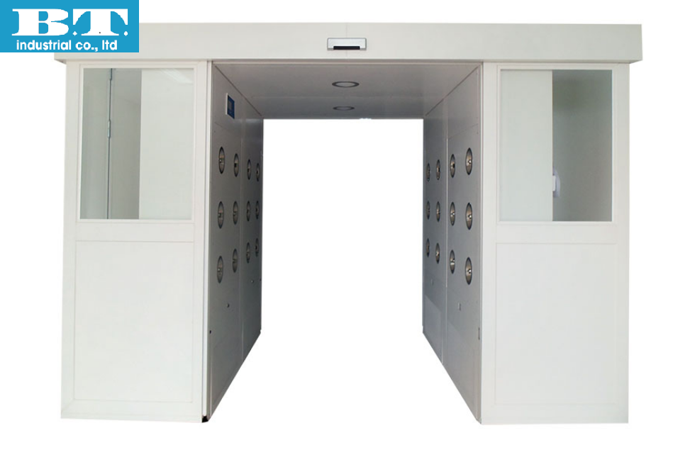 Cửa trượt tự động phòng sạch -Automatic Roller Door - Sliding Door Cargo Air Shower Room