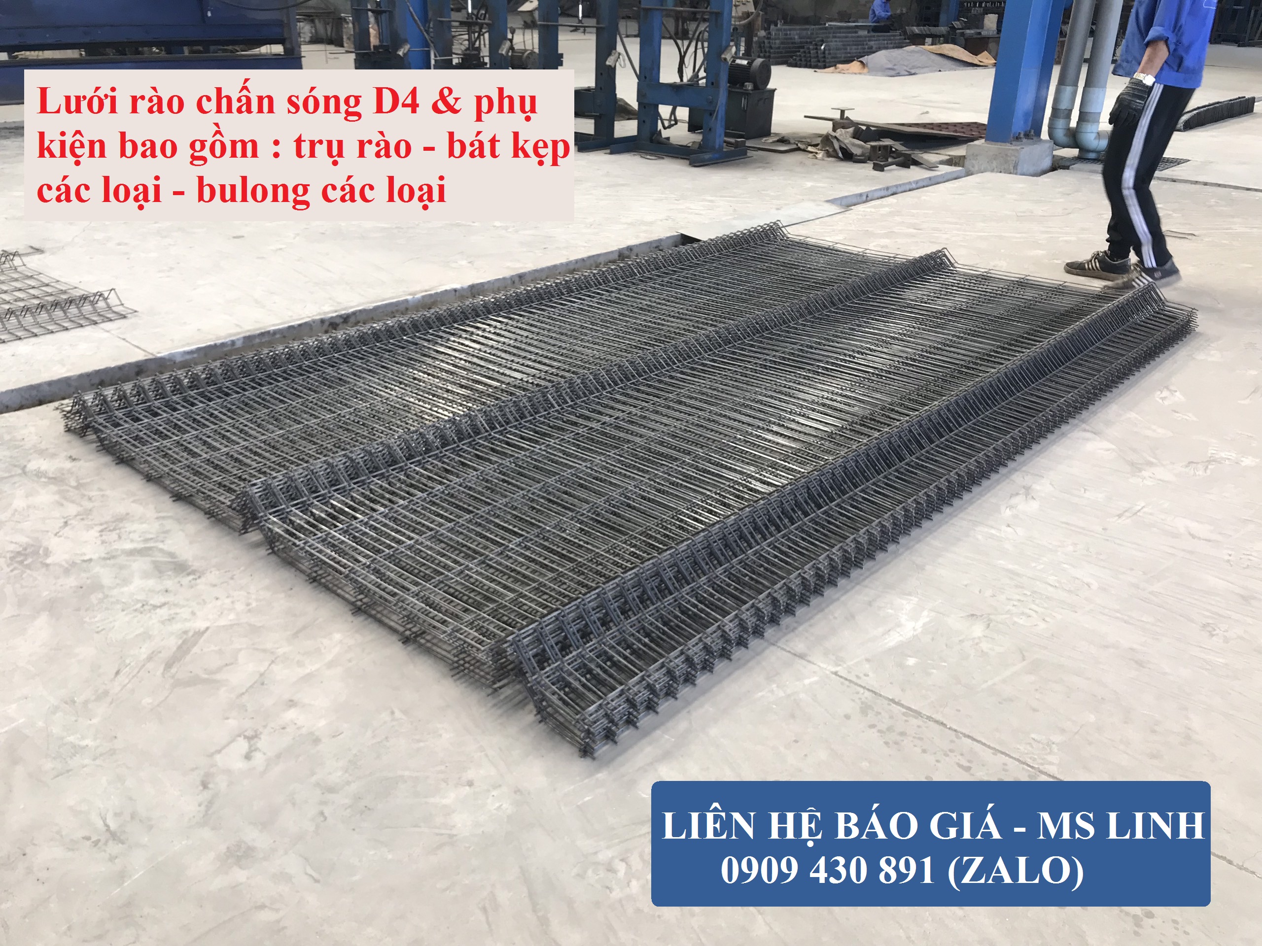 Lưới thép hàn- hàng rào chấn sóng