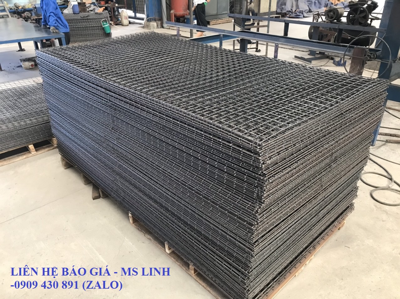 Lưới thép hàn kệ siêu thị