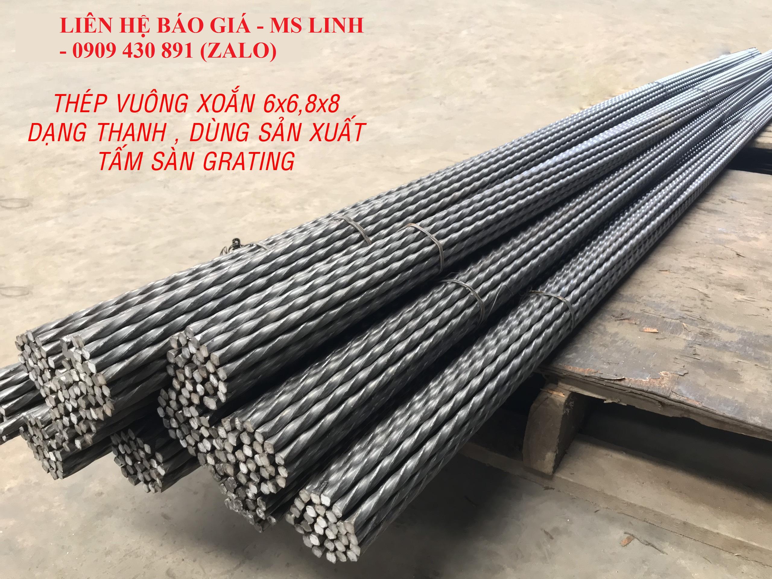 Thép vuông xoắn