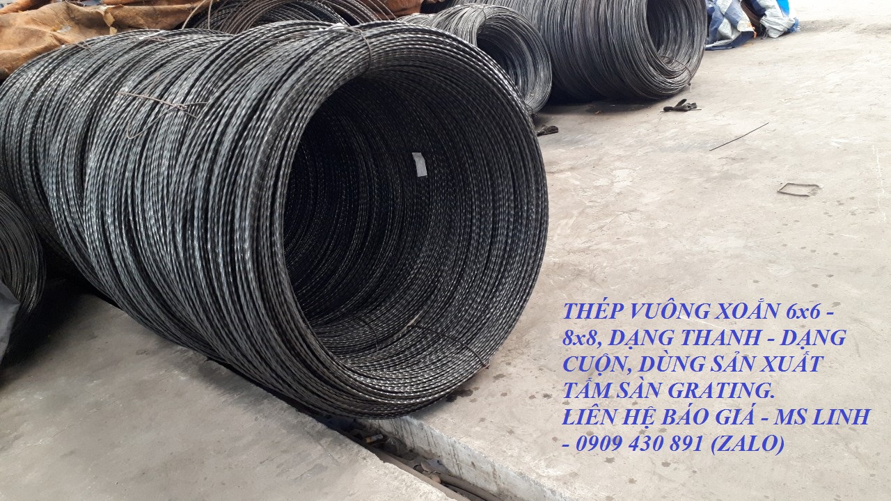 Thép vuông xoắn