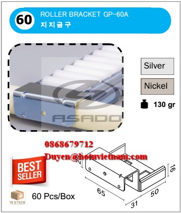 Đầu đỡ thanh truyền con lăn 60 series: (Placon supports)