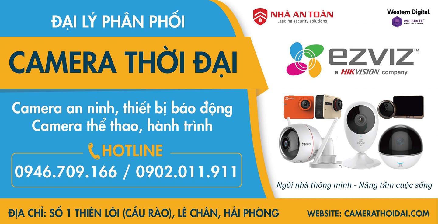 Lắp đặt camera tại Hải Phòng/ Đại lý phân phối camera Thời Đại