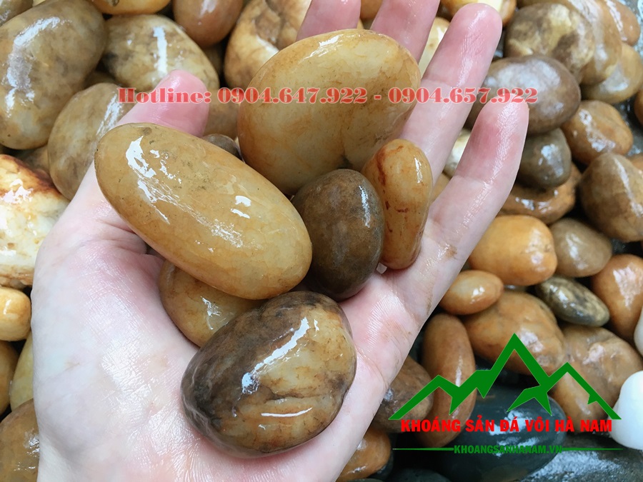 Địa chỉ bán sỏi cuội đen, sỏi cuội trắng, sỏi cuội vàng tốt nhẩt