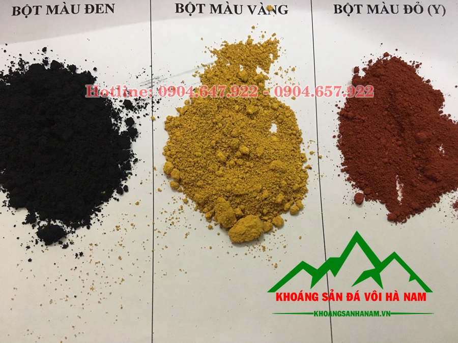 Bột màu oxit sắt phụ gia sản xuất gạch terrazzo