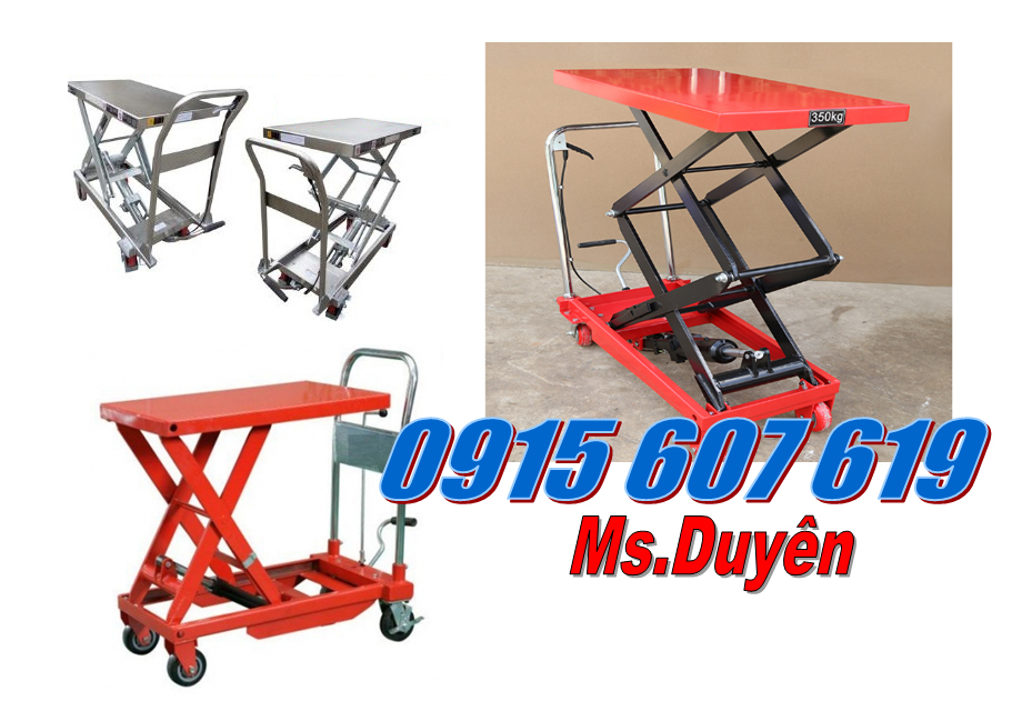 Xe nâng mặt bàn Noblelift 300kg, 500kg, 800kg 