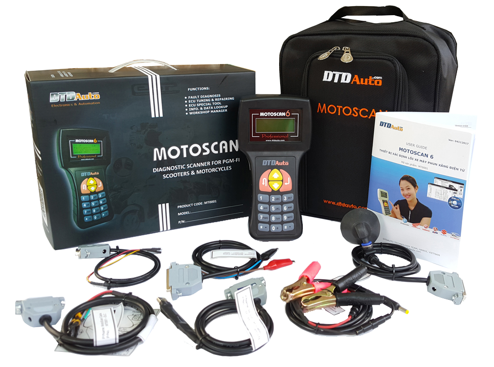 Máy đọc xóa lỗi xe máy Motoscan 6