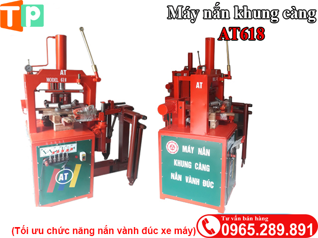 Máy nắn khung càng xe máy AT618