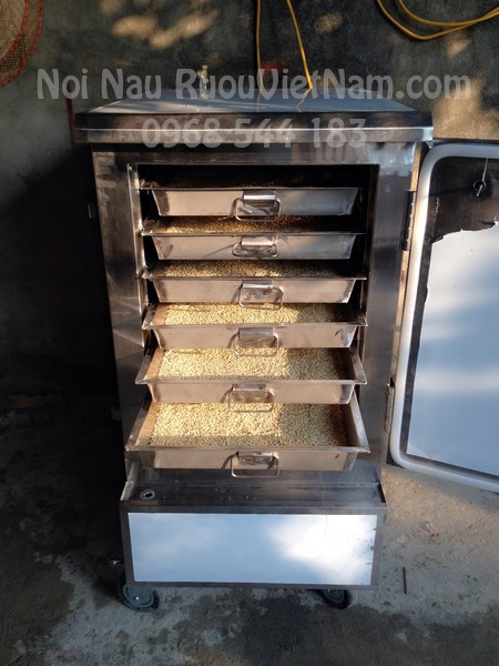   Tủ nấu cơm 20 kg gạo 