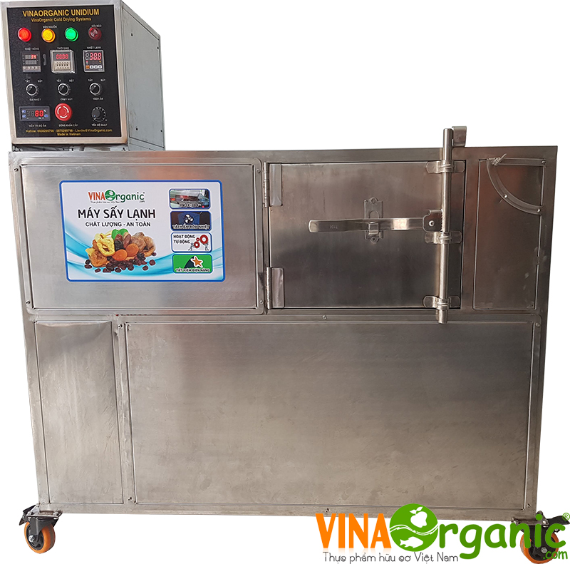 Máy sấy lạnh bơm nhiệt 6 khay VinaOrganic