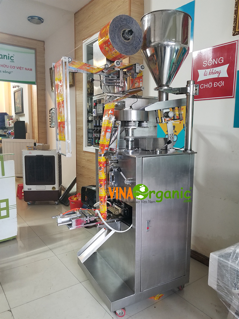 Máy đóng gói tự động, đóng gói các loại hạt có định lượng VinaOrganic