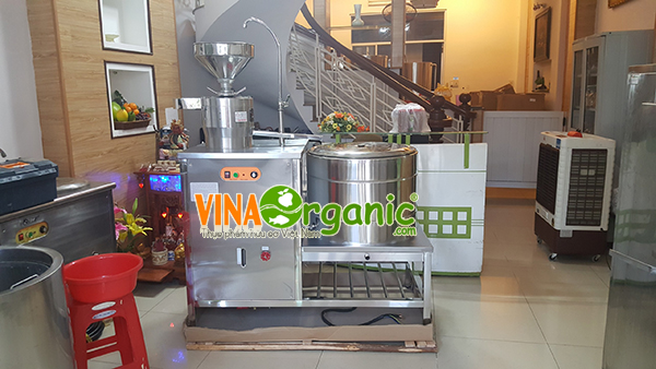 Máy nấu sữa bắp đa năng 100L VinaOrganic