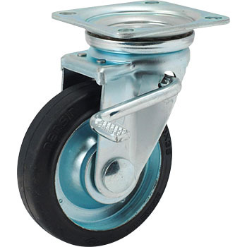 Bánh xe đẩy cao su động có khóa Nansin STM-130VS W-3R