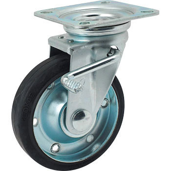 Bánh xe đẩy cao su động có khóa Nansin STM-150VS W-3R