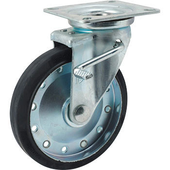 Bánh xe đẩy cao su động có khóa Nansin STM-200VS W-3R