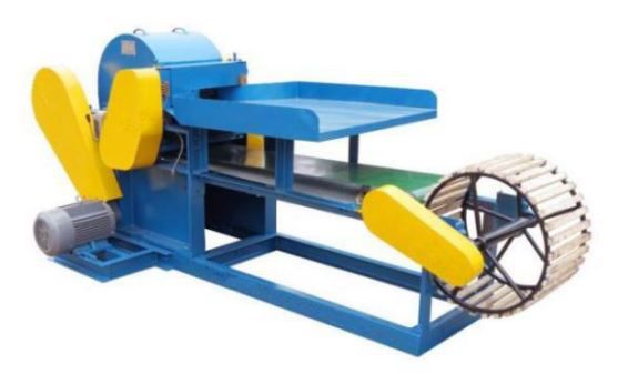 Máy tước vỏ cây gai xanh 2000 kg/giờ