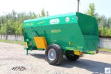  Máy trộn thức ăn TMR cho bò 12m3 trục ngang