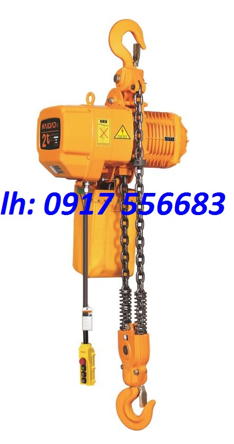 Pa lăng xích điện ELK Kaidao 2 tấn cố định loại 2 đường xích HKD0202S (tốc độ chậm)