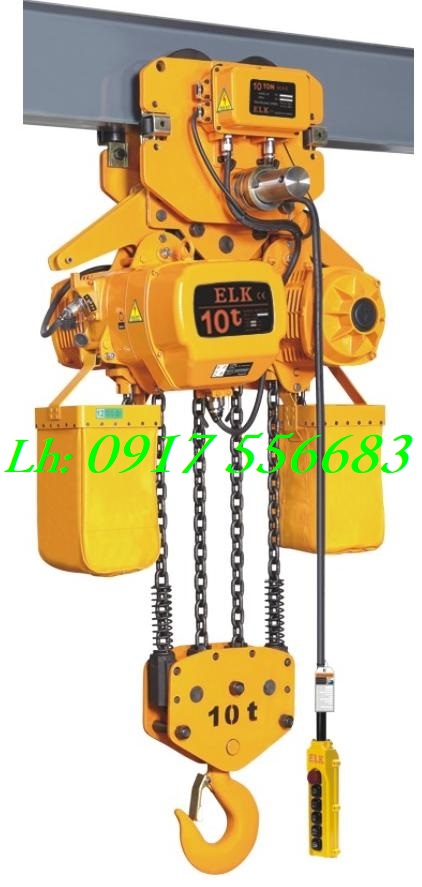 Pa lăng xích điện ELK 10 tấn có di chuyển ngang HKDM1004S