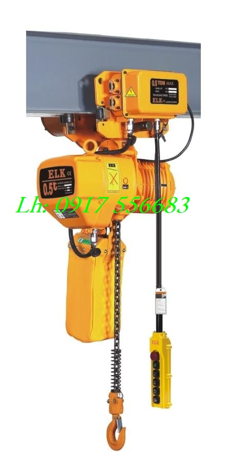 Pa lăng xích điện ELK 500kg có di chuyển ngang HKDM00501S