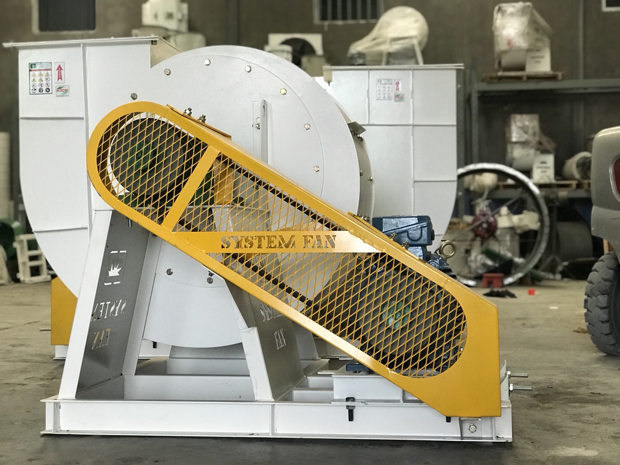 Quạt ly tâm hút bụi truyền động gián tiếp SCI-Hno