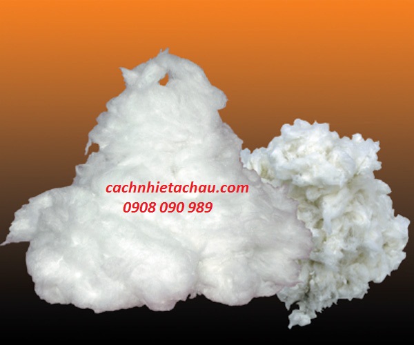 Bông ceramic dạng rời chèn kín khe hở van bơm, chống cháy 1260 độ C
