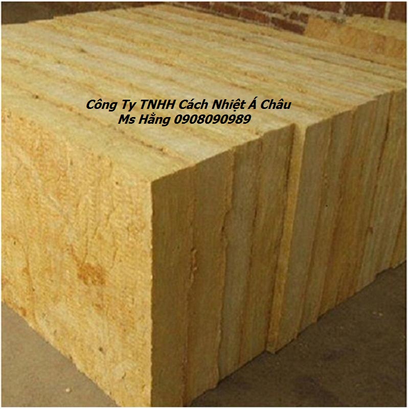 Bông sợi khoáng dạng tấm, tấm Rockwool cách âm, chống cháy