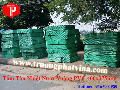 Tấm tản nhiệt nước vuông PVC 400x375mm