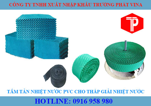 TẤM TẢN NHIỆT NƯỚC PVC CHO THÁP GIẢI NHIỆT NƯỚC