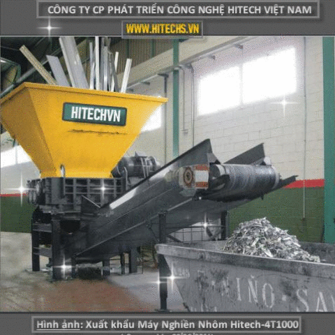 Máy nghiền nhôm phế liệu tái chế