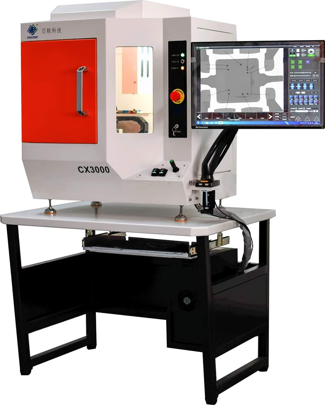 Máy x ray công nghiệp Unicomp- kiểm tra PCB, pin lithium in line