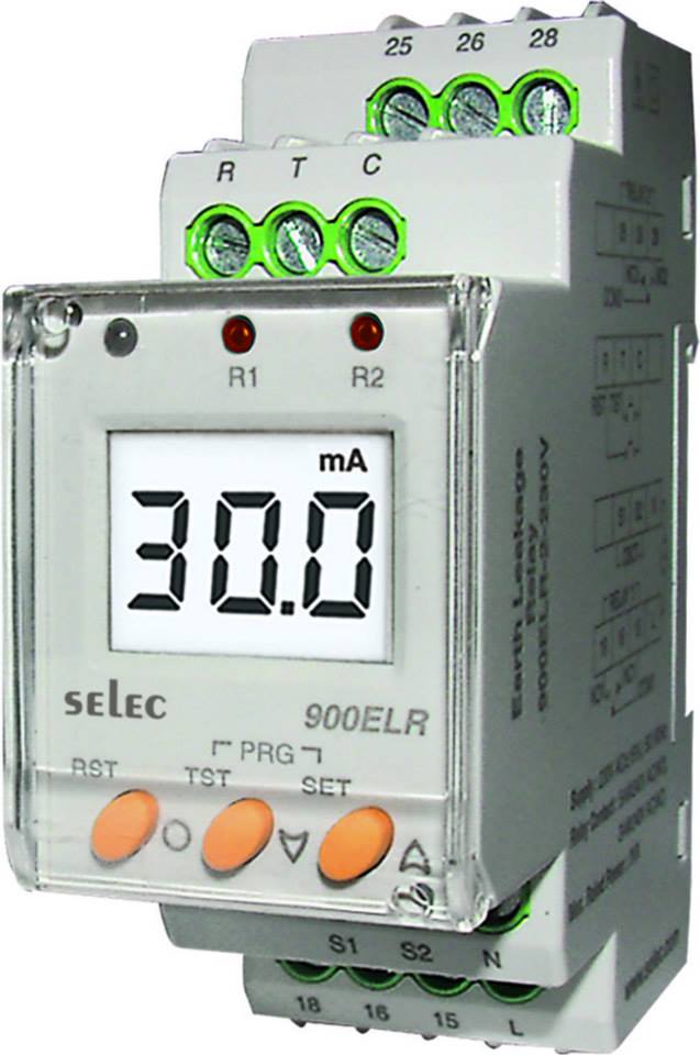 Rơ le bảo vệ dòng rò và chạm đất 900ELR