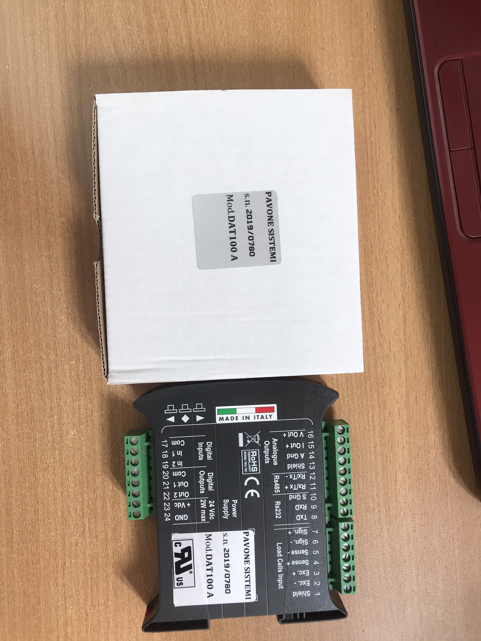 Đầu cân điện tử Pavone DAT 100Analog sản xuất tại Italia