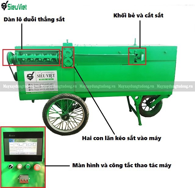 Máy bẻ đai thép SVD-800